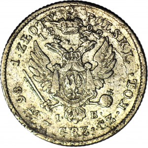 Königreich Polen, Alexander I., 1 Zloty 1822 IB, selten
