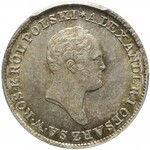 RR-, Królestwo Polskie, Aleksander I, 1 złoty 1825, mennicza, bardzo rzadka