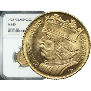 20 złotych 1925, Bolesław Chrobry, piękne