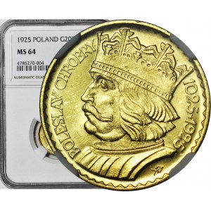 20 złotych 1925, Bolesław Chrobry, menniczy