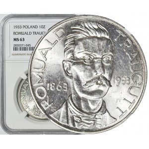 10 złotych 1933, Traugutt, menniczy