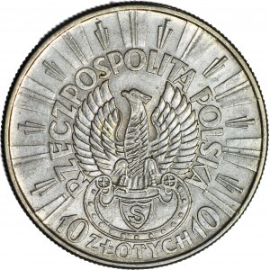 10 złotych 1934, orzeł STRZELECKI, rzadki, piękny
