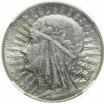 5 złotych 1933, Głowa, mennicze