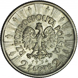 2 złotych 1935, Piłsudski, menniczy
