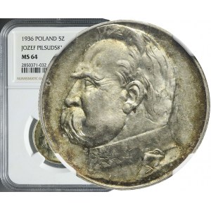 5 złotych 1936, Piłsudski, mennicze