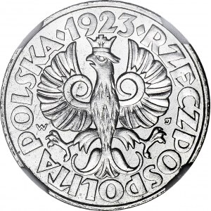 RRR-, 50 groszy 1923, rzadkie, mennicze, PROOFLIKE