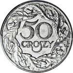 50 groszy 1938 niklowane, mennicze