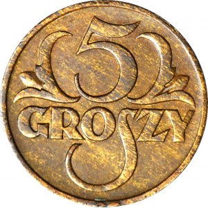 5 groszy 1936, piękne