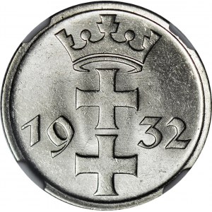 Wolne Miasto Gdańsk, 1 gulden 1932, menniczy