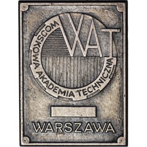 RR-, Wojskowa Akademia Techniczna, plakieta, srebro