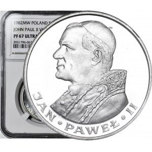 1000 złotych 1982, Jan Paweł II, LUSTRZANE, ULTRA CAMEO, nienotowane