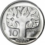 10 złotych 1964, Drzewo, PRÓBA, nikiel