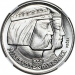 100 złotych 1960, PRÓBA NIKIEL, Mieszko i Dąbrówka, DUŻE głowy, duży orzeł