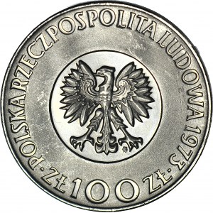 100 złotych 1973, PRÓBA nikiel, M. Kopernik