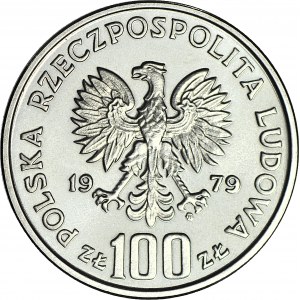 100 złotych 1979, PRÓBA nikiel, Henryk Wieniawski