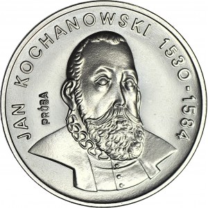 100 złotych 1980, PRÓBA nikiel, Jan Kochanowski