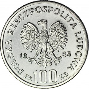 100 złotych 1985, PRÓBA, nikiel, Centrum Zdrowia Matki Polki