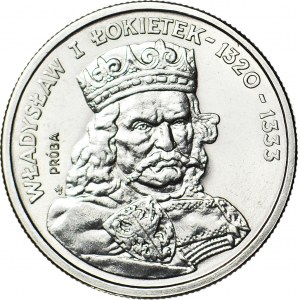 100 złotych 1986, PRÓBA, nikiel, Władysław Łokietek