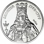 100 złotych 1988, PRÓBA, nikiel, królowa Jadwiga