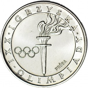 200 złotych 1976, PRÓBA, nikiel, Olimpiada - znicz olimpijski