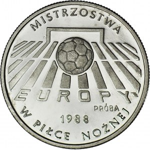 200 złotych 1987, PRÓBA, nikiel, ME w Piłce Nożnej 1988