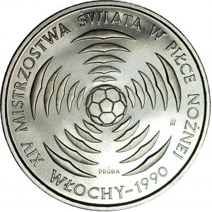 200 złotych 1988, PRÓBA, nikiel, ME w Piłce Nożnej 1990