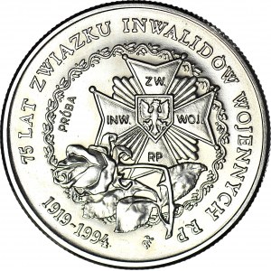 20000 złotych 1994, PRÓBA, nikiel, Związek Inwalidów Wojennych