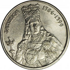 RR-, 100 złotych 1988, Jadwiga DESTRUKT - DOUBLE DIE, podwójny monogram projektanta