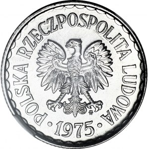 R-, 1 złoty 1975 PROOFLIKE