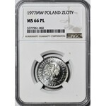 R-, 1 złoty 1977 PROOFLIKE