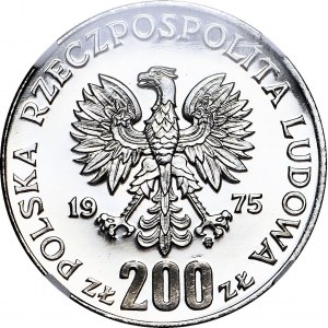 RR-, 200 złotych 1975, Faszyzm, stempel lustrzany