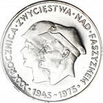 RR-, 200 złotych 1975, Faszyzm, stempel lustrzany