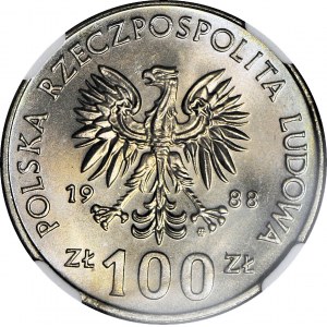 100 złotych 1988, Powstanie Wielkopolskie, mennicze