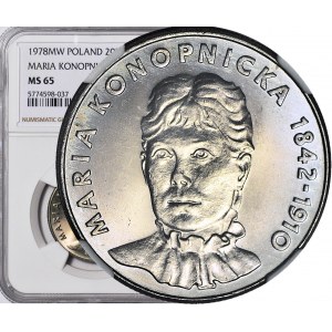 20 złotych 1978, Maria Konopnicka, mennicza