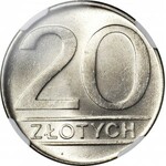 20 złotych 1987, nominał, menniczy
