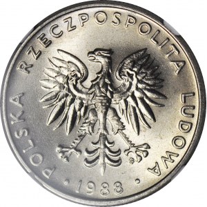 20 złotych 1988, nominał, menniczy