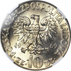 10 złotych 1969, Mikołaj Kopernik, menniczy