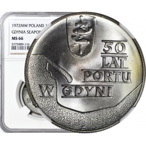 10 złotych 1972, Port w Gdyni, menniczy