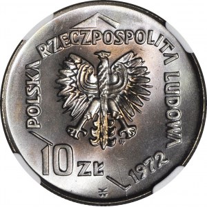 10 złotych 1972, Port w Gdyni, menniczy