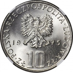 10 złotych 1975, Bolesław Prus, menniczy