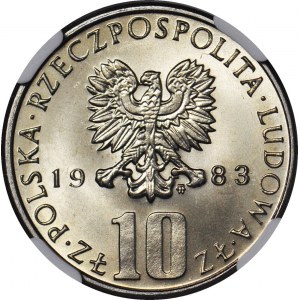 10 złotych 1983, Bolesław Prus, menniczy