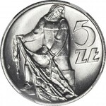 5 złotych 1974, Rybak, menniczy