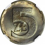 5 złotych 1975, nominał, menniczy