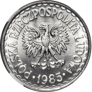 1 złoty 1985, mennicze