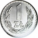 1 złoty 1987, mennicze