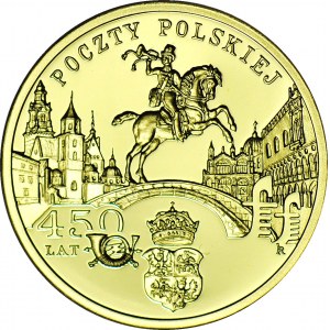 200 złotych 2008, 450 lat Poczty Polskiej