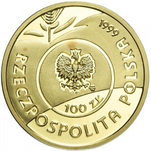 100 złotych 1999, Jan Paweł Papież Pielgrzym