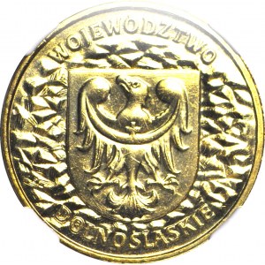 RR-, 2 złote 2004, Woj. Dolnośląskie, DESTRUKT, SKRĘTKA 90 stopni
