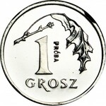 1 grosz 1990, PRÓBA, nikiel