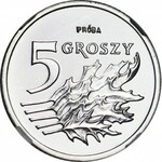 5 groszy 1990, PRÓBA, nikiel